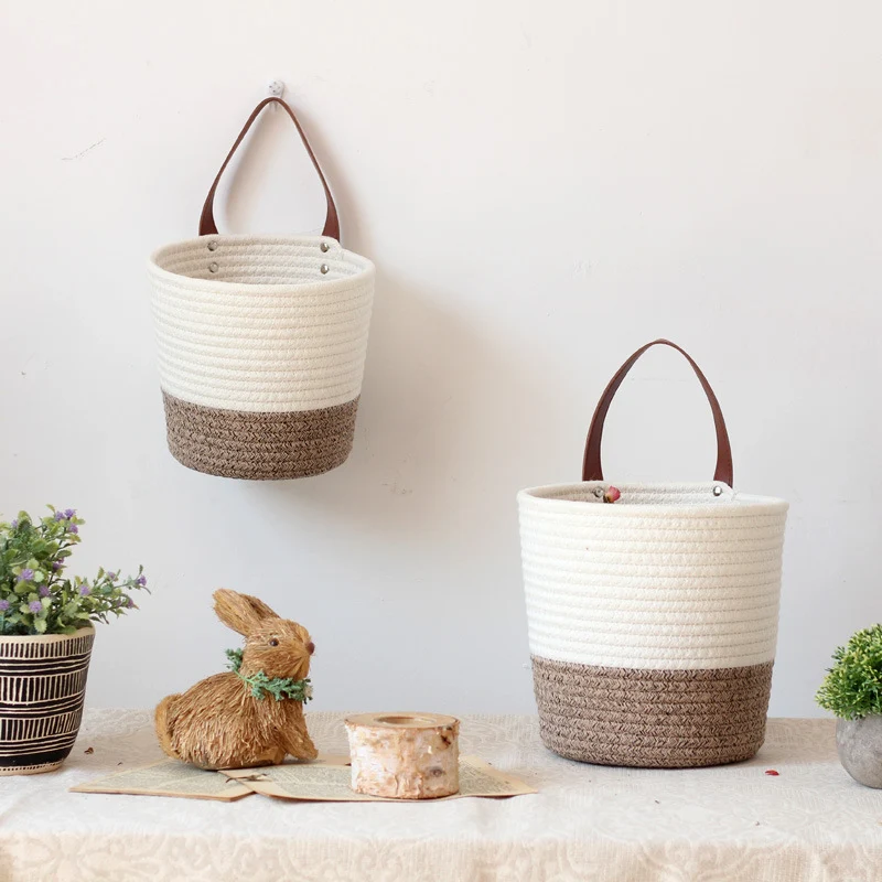 Handcrafted storage basket Stornfield