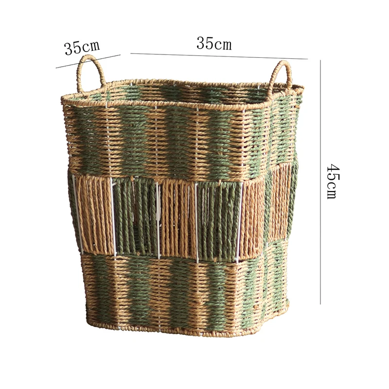 Handcrafted storage basket made of natural materials Stornfield