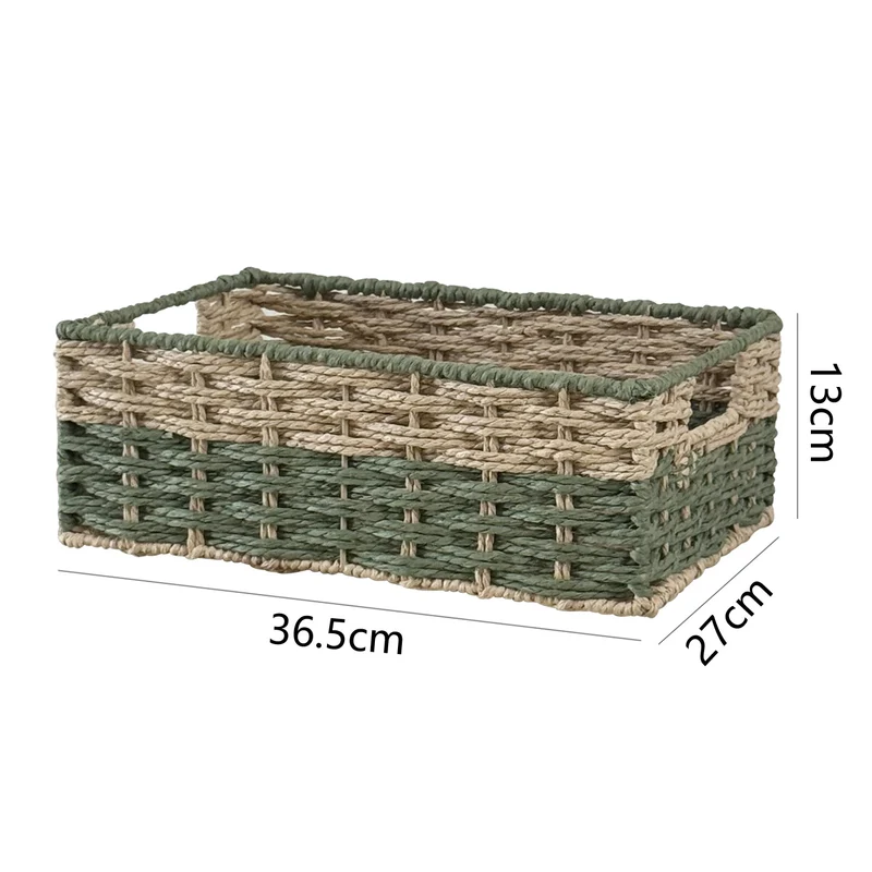 Handcrafted storage basket made of natural material Stornfield