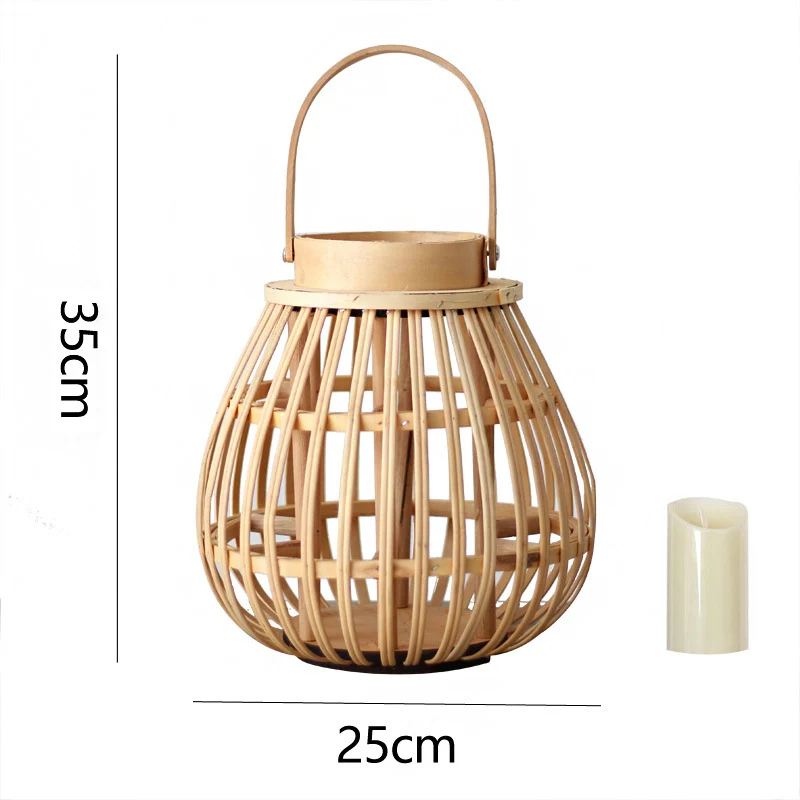 Handmade Rattan Lantern Stornfield
