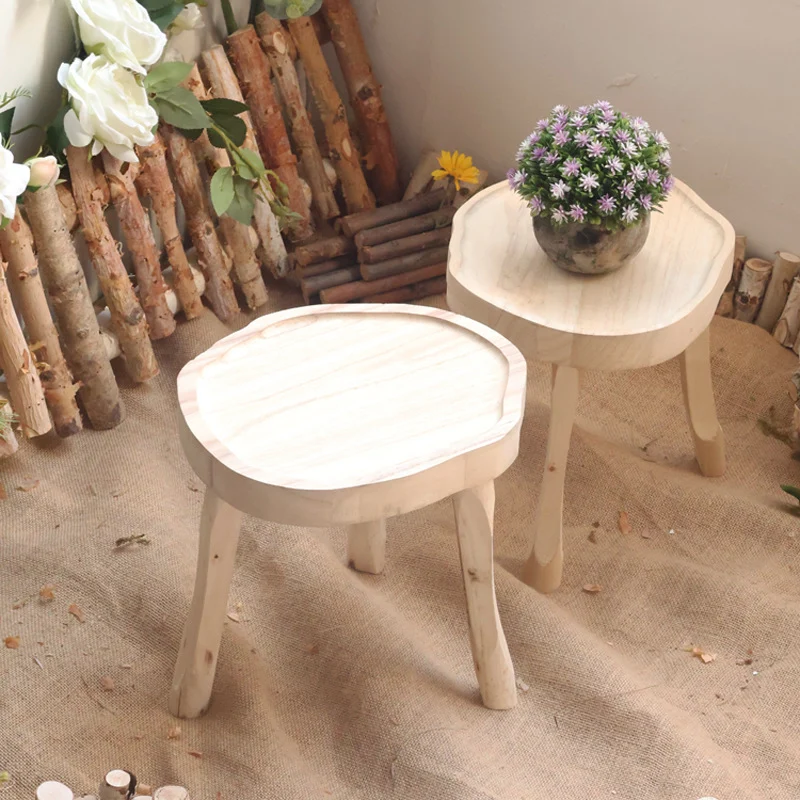 Elegant wood side table Stornfield