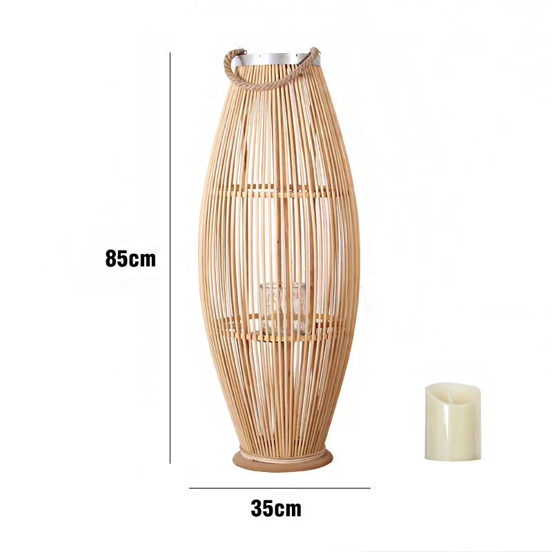 Elegant Rattan Lantern Stornfield