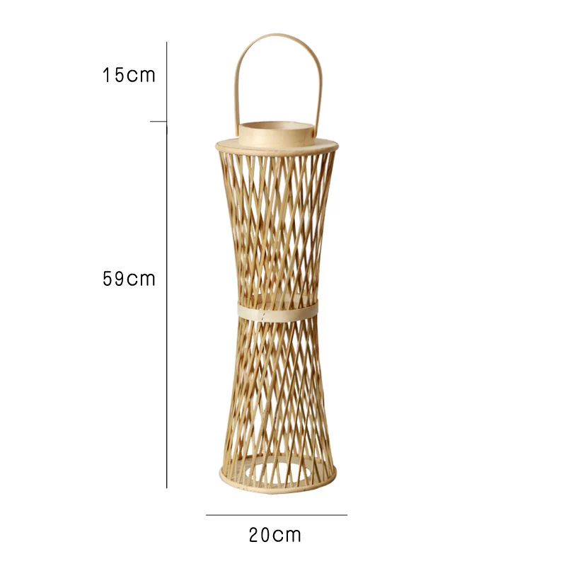 Elegant Lantern made of Rattan Stornfield