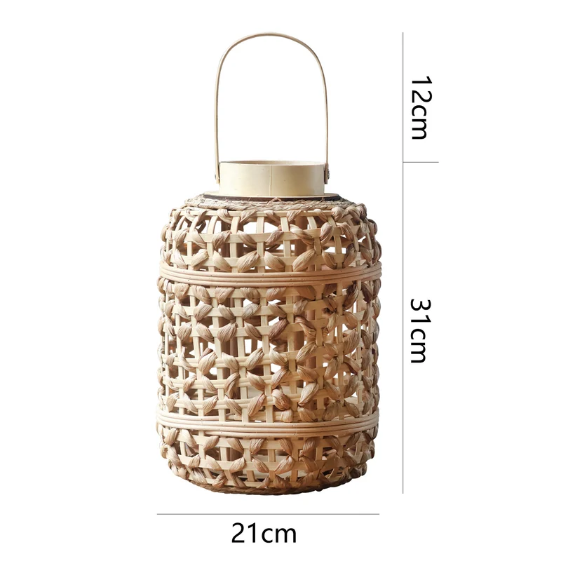 Decorative Rattan Lantern Stornfield
