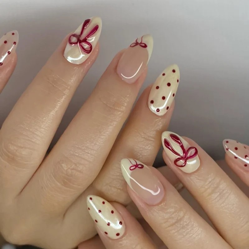 Artful acrylic nails with elegant floral accents Stornfield