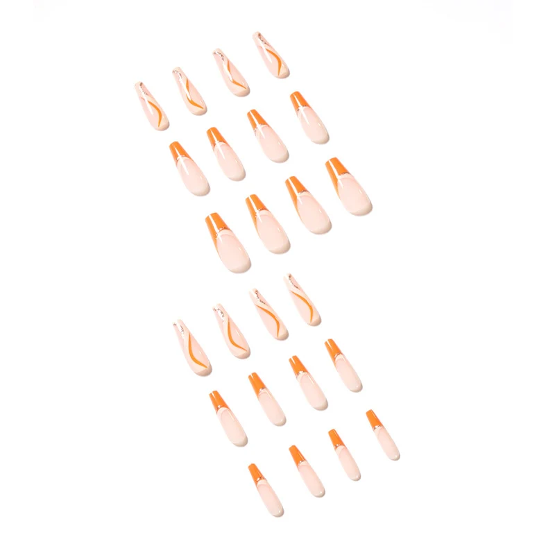 Artistic acrylic nails with elegant accents Stornfield