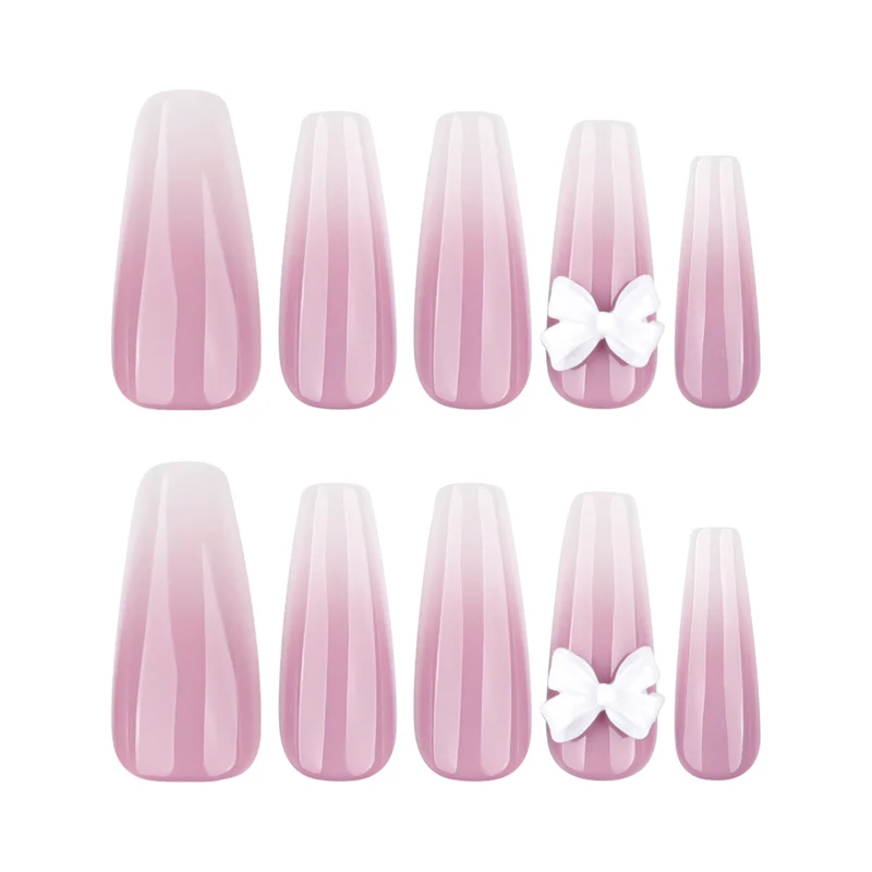 Artful acrylic nails with elegant butterfly design Stornfield