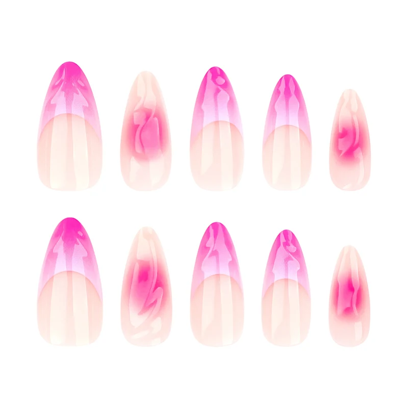 Artistic acrylic nails with elegant ombre effect Stornfield