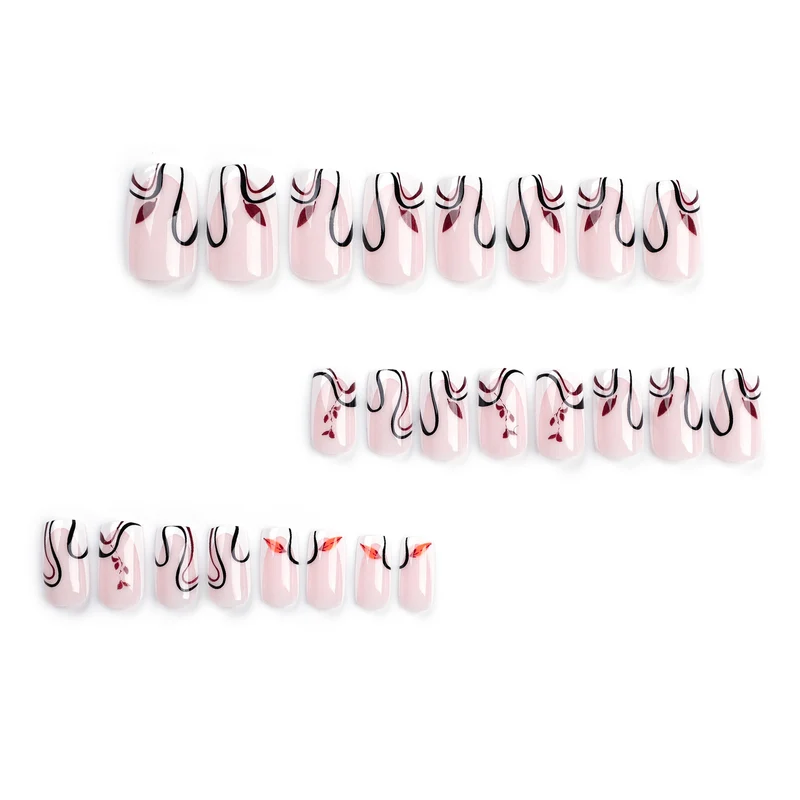 Artful acrylic nails with elegant marble design Stornfield