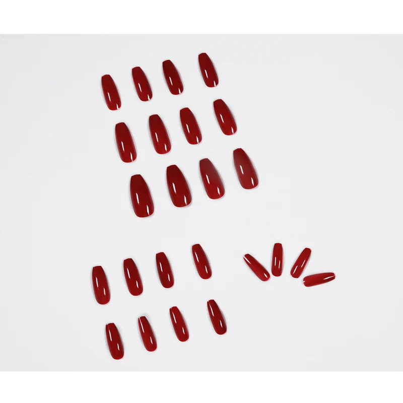 Artful acrylic nails with an elegant high-gloss finish Stornfield