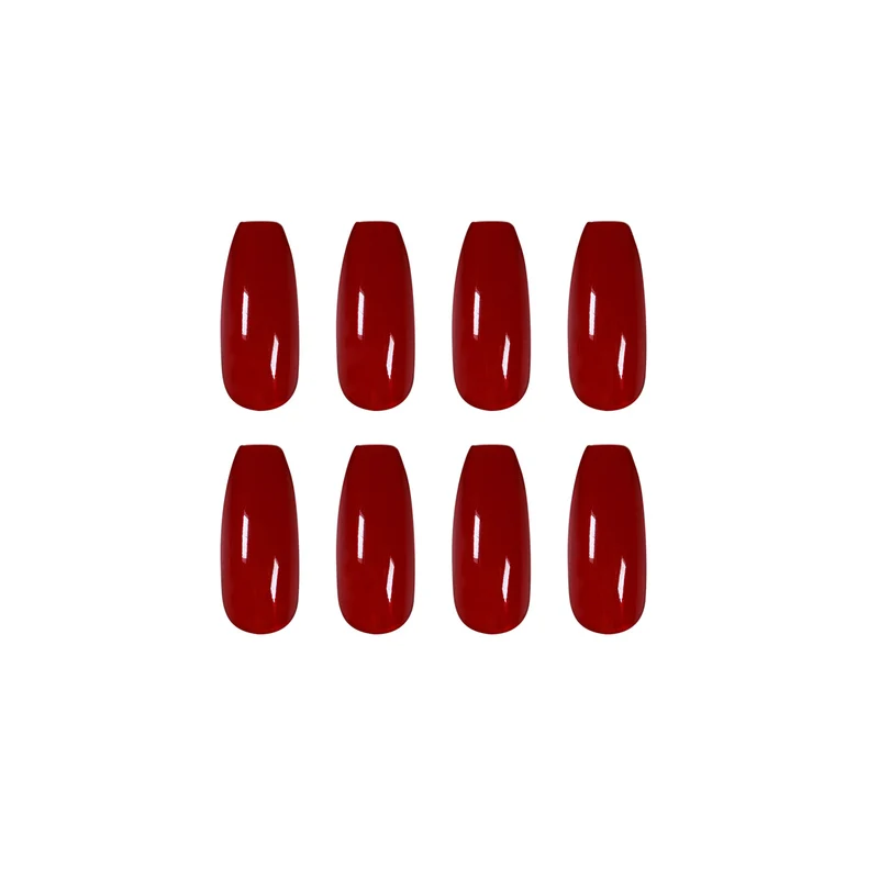 Artful acrylic nails with an elegant high-gloss finish Stornfield