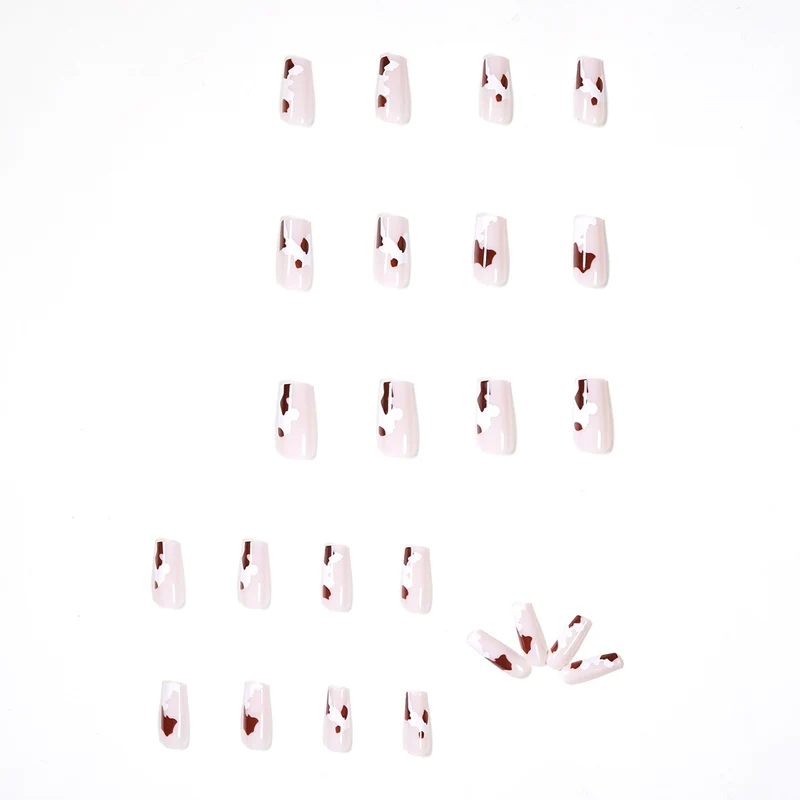 Artistic acrylic nails with elegant gradient and creative designs Stornfield