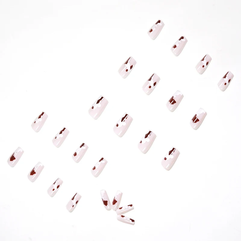 Artistic acrylic nails with elegant gradient and creative designs Stornfield