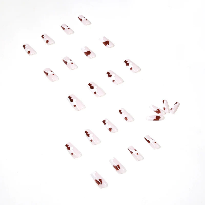 Artistic acrylic nails with elegant gradient and creative designs Stornfield