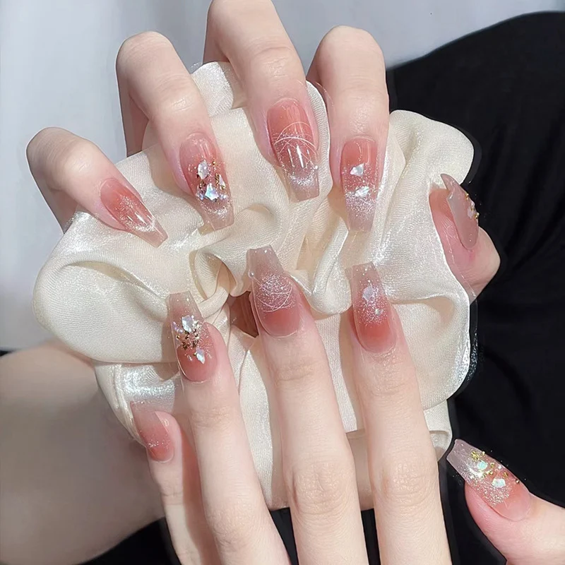 Decorative Press-On Nail Art Set Stornfield