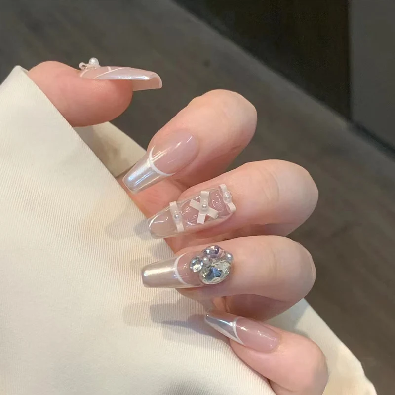 Decorative Press-On Nail Art Set Stornfield