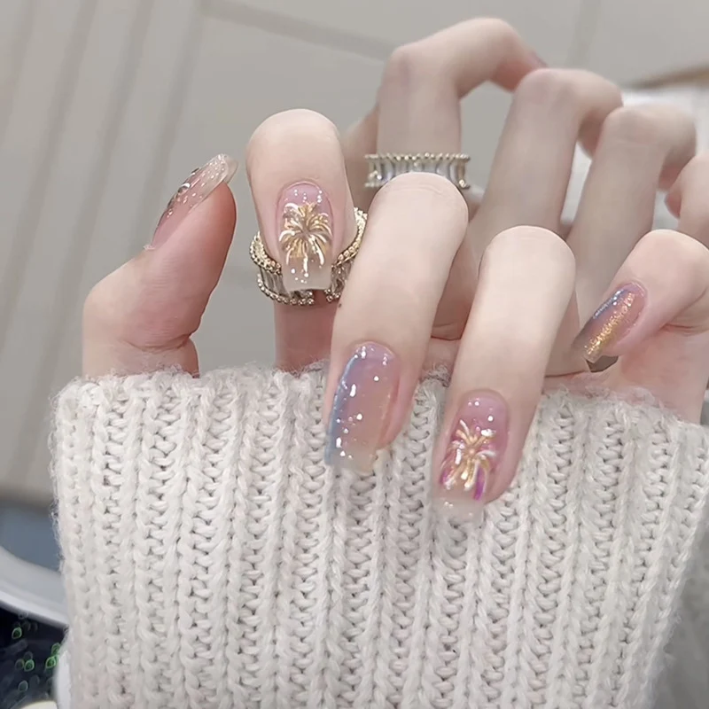 Decorative Press-On Nail Art Set Stornfield