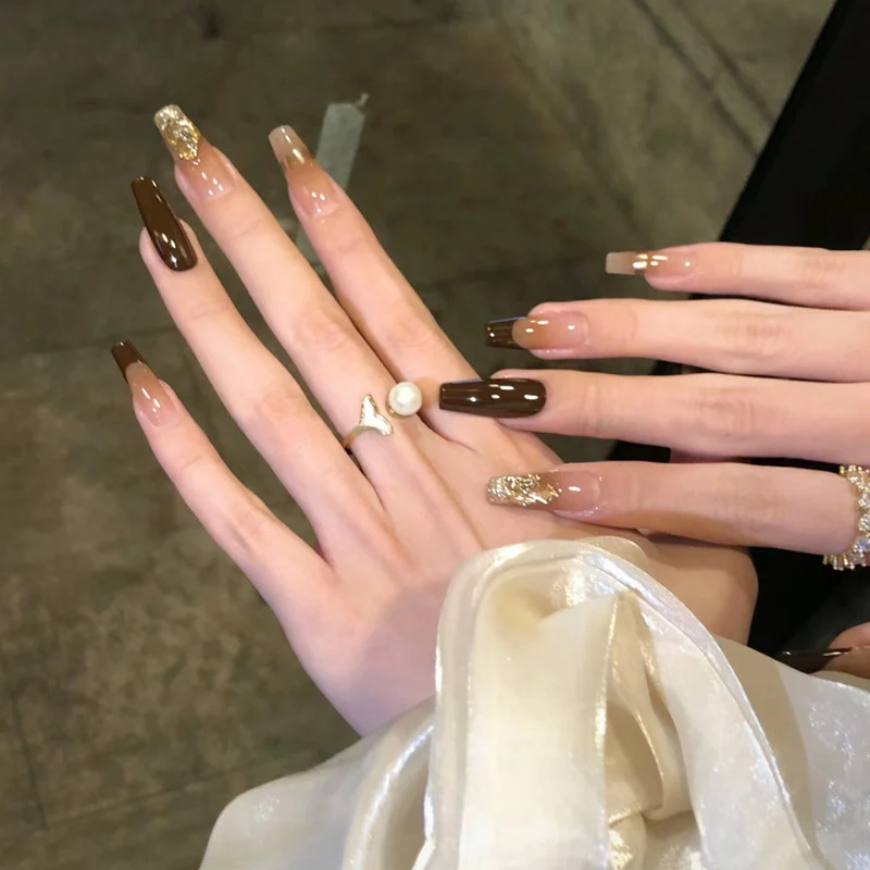 Decorative Press-On Nail Art Set Stornfield