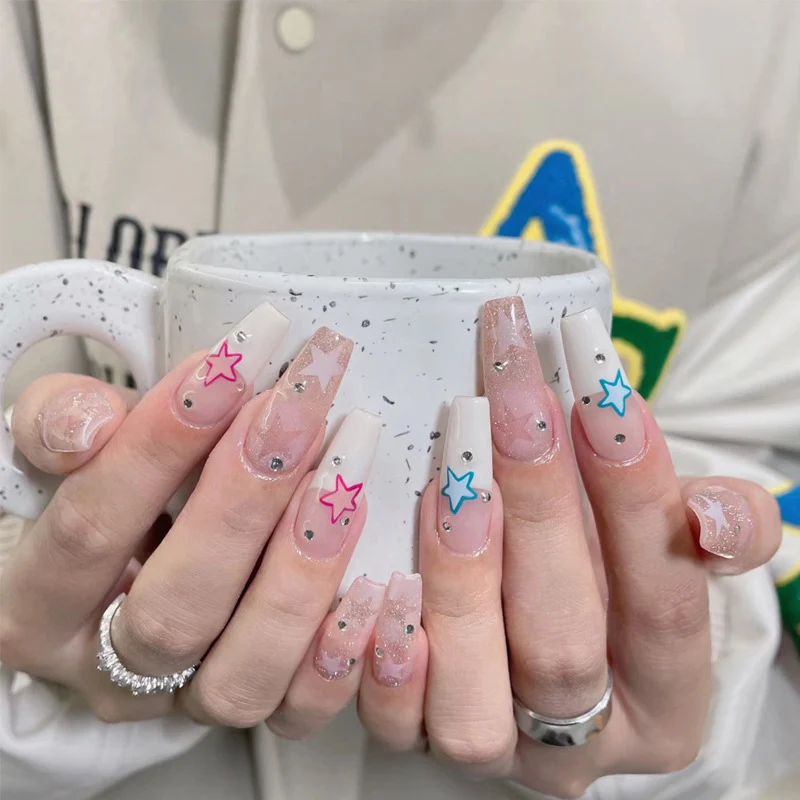 Decorative Press-On Nail Art Set Stornfield
