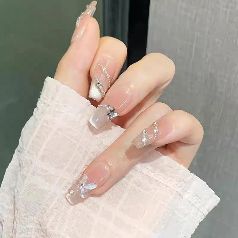 Decorative Glittery Press-On Nail Tips Stornfield