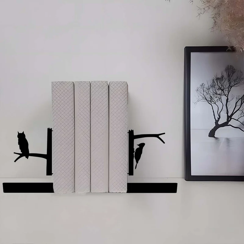Decorative Bird-Themed Bookends