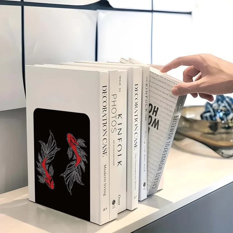 Artistic Koi Fish Bookends