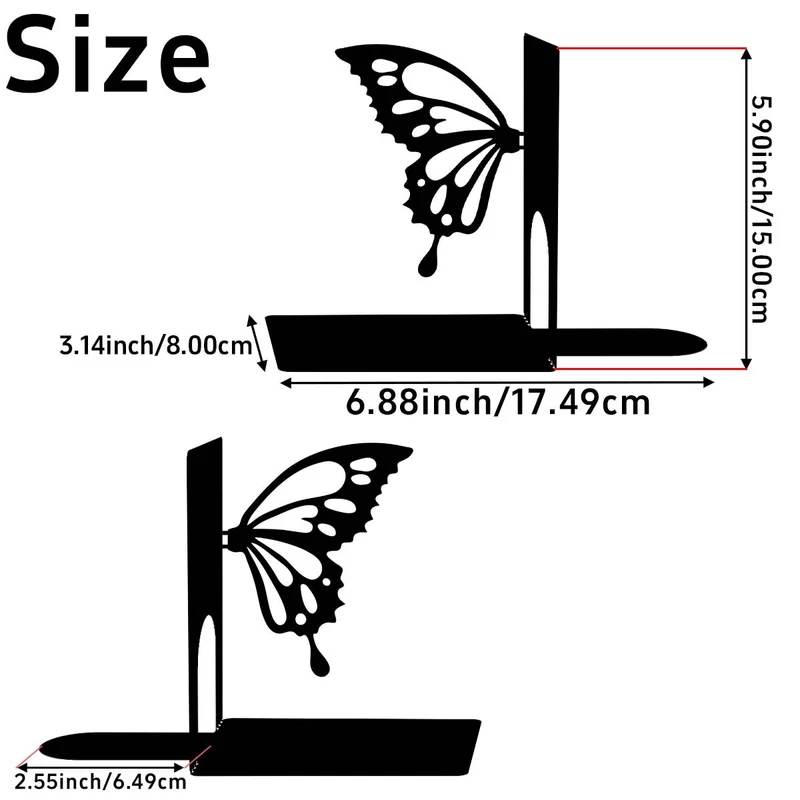 Artistic Butterfly Bookend