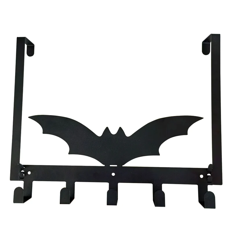 Spider Web-Themed Wall Hook Rack