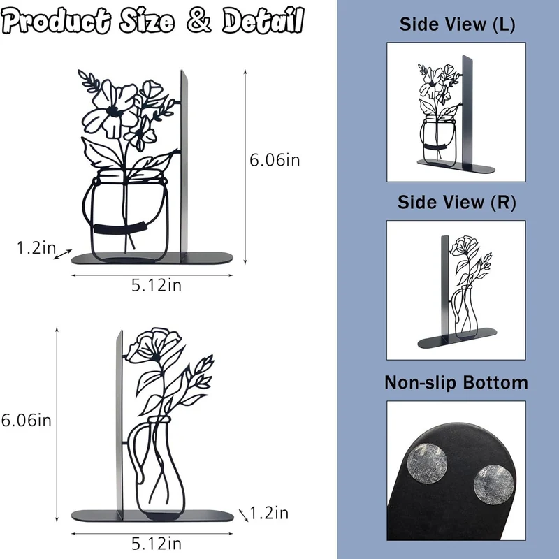 Decorative Metal Bookend
