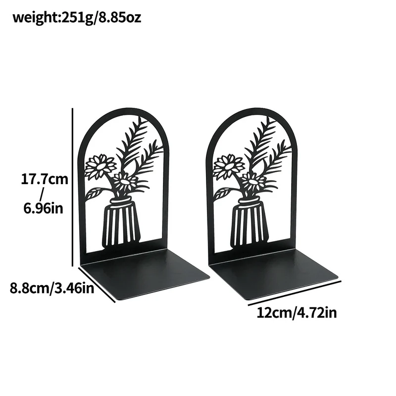 Floral Design Bookends