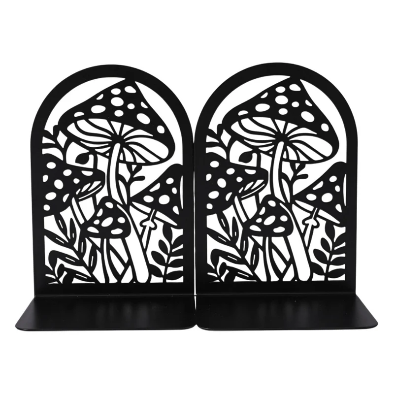 Elegant Floral Metal Bookends