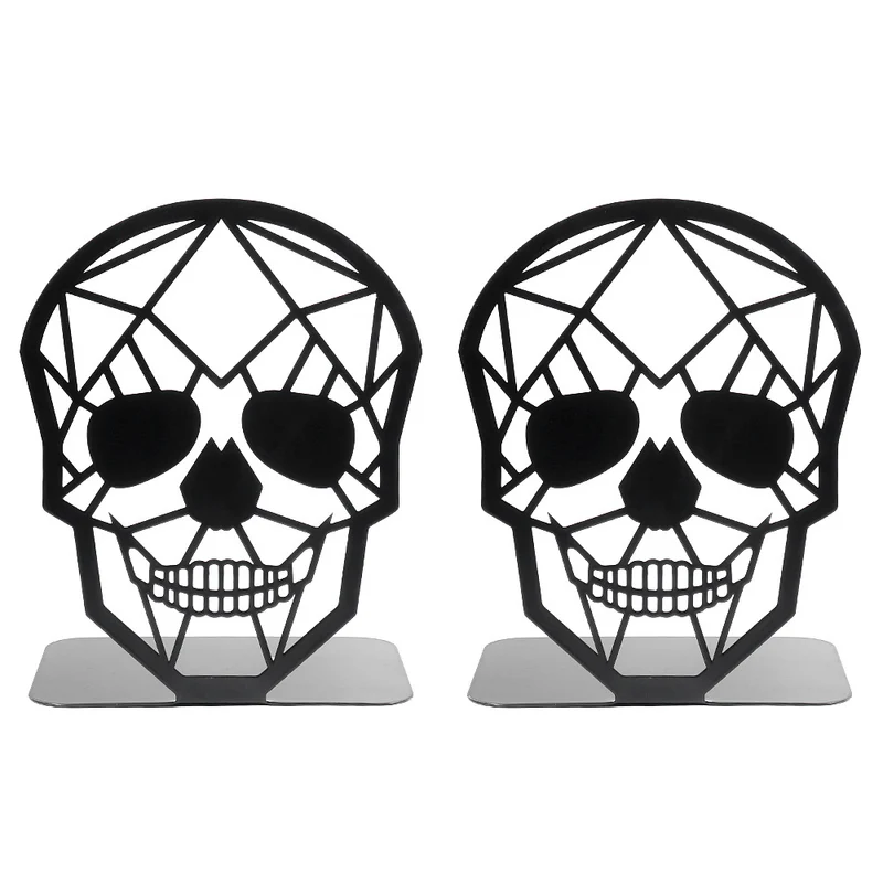 Decorative Skull-Shaped Bookend