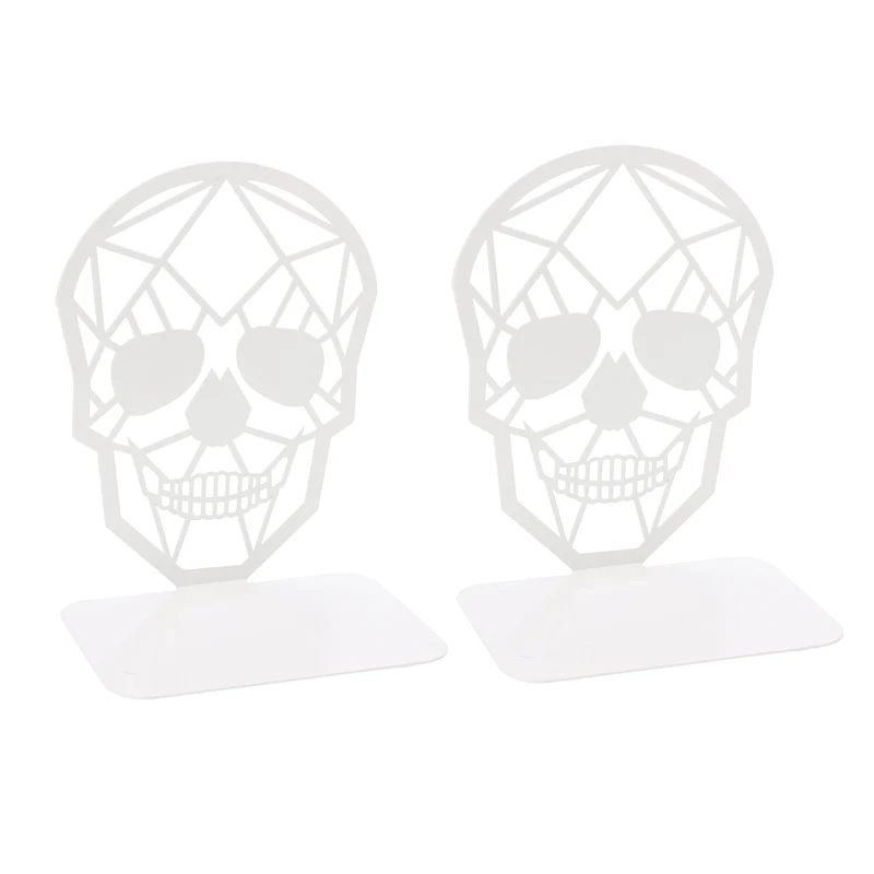 Decorative Skull-Shaped Bookend