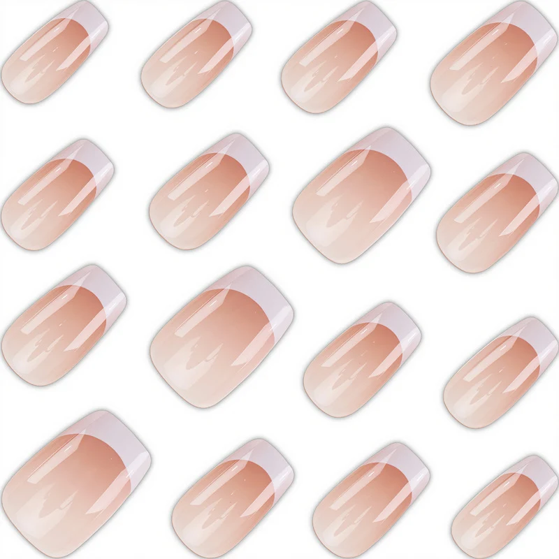 Elegant French Tip Press-On Nails Stornfield
