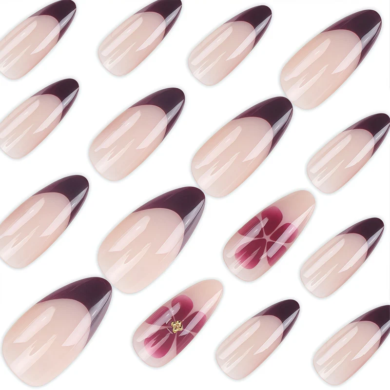 Elegant Floral Design Press-On Nails Stornfield
