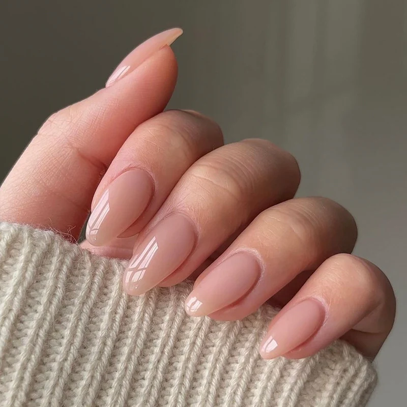 Elegant Almond-Shaped Press-On Nails Stornfield 1789388646