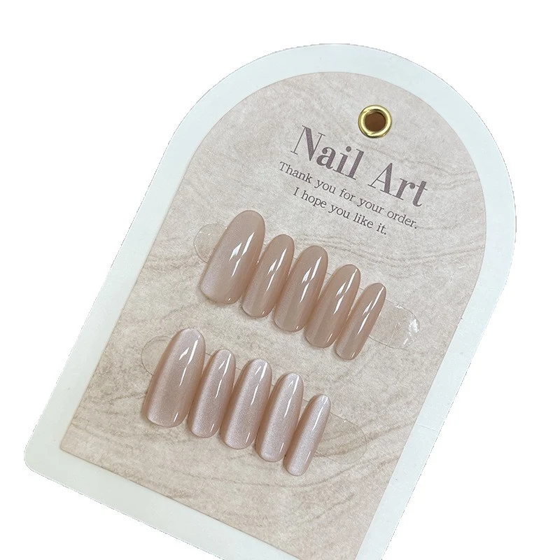 Elegant Almond-shaped Press-On Nail Tips Stornfield