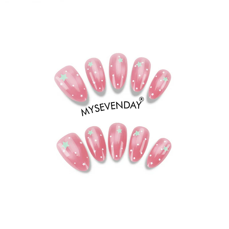 Decorative Star-Designed Press-On Nail Set Stornfield