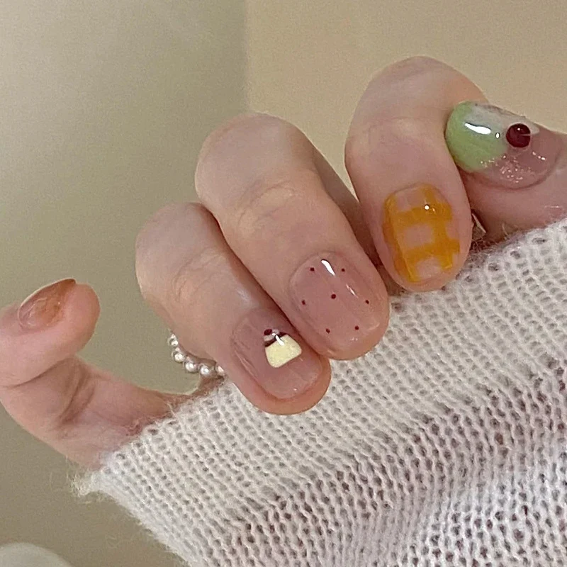 Artistic Press-On Nail Art Set Stornfield