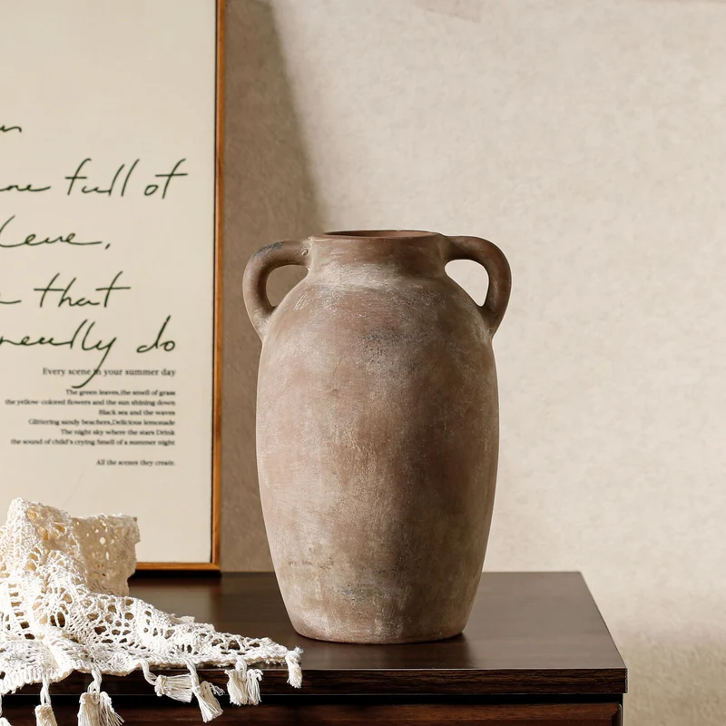 Rustic Terracotta Vase Stornfield