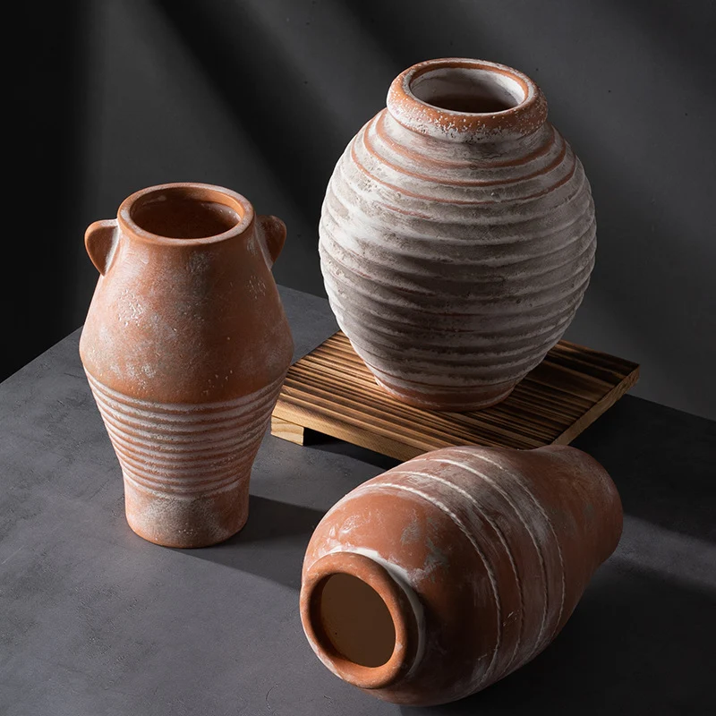 Rustic ceramic vases Stornfield