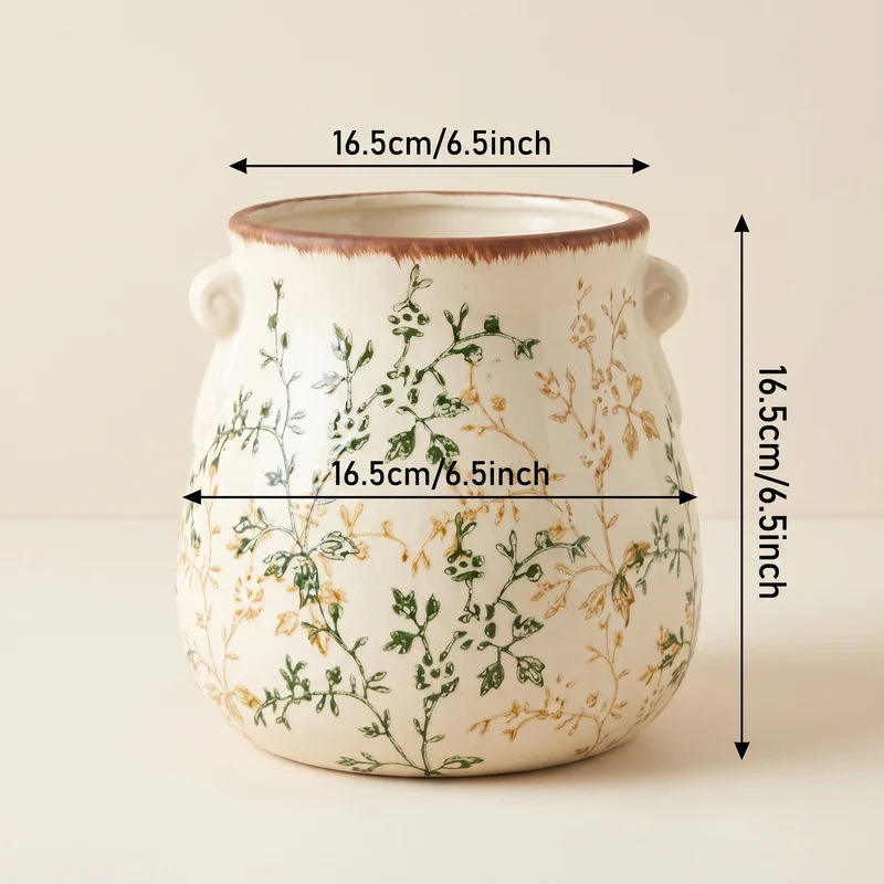 Handcrafted ceramic flower pot Stornfield