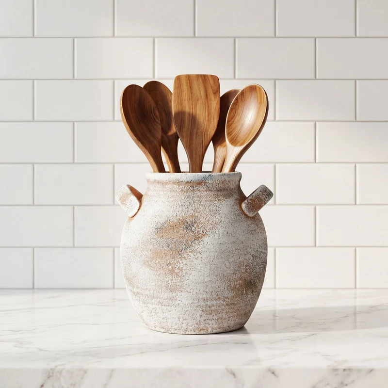 Handcrafted Decorative Ceramic Pot Stornfield