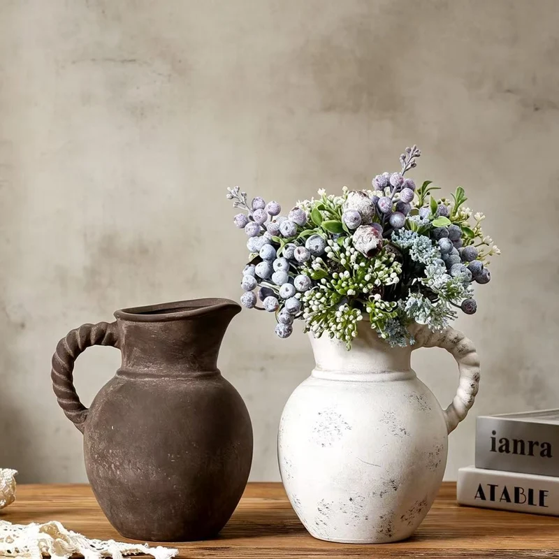 Elegant and Rustic Ceramic Carafe Stornfield