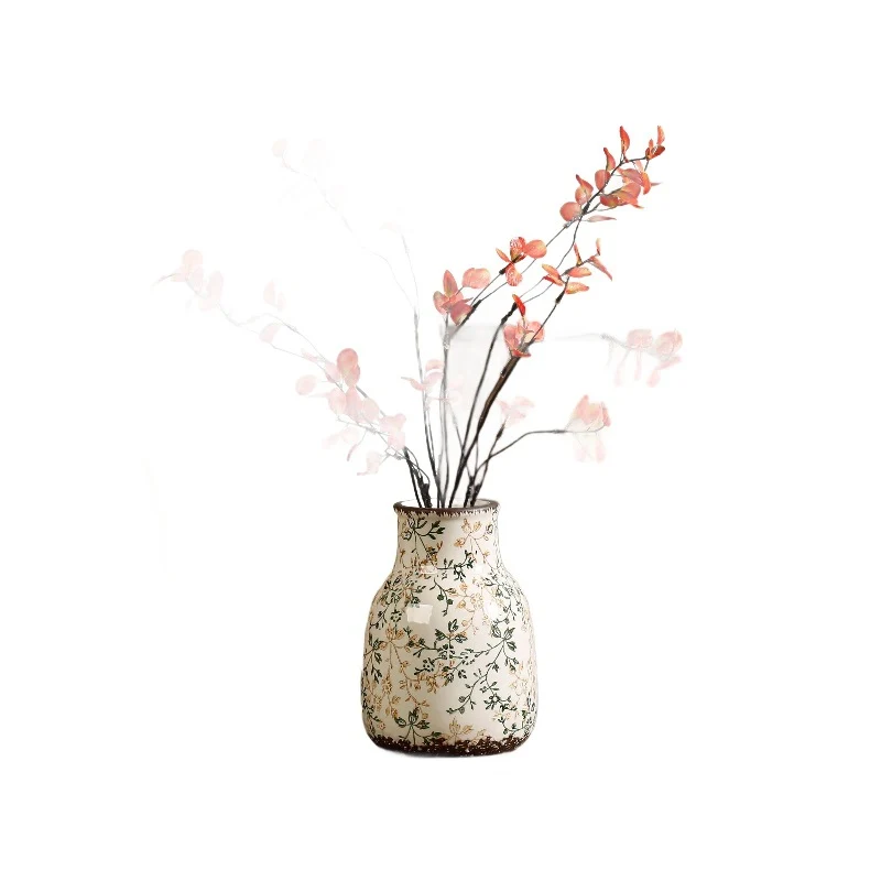 Elegant and artistically decorated ceramic vase Stornfield