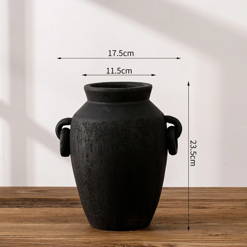 Antique ceramic vase with texture Stornfield
