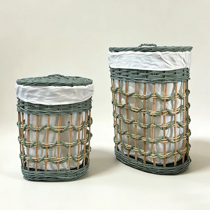 Stylish laundry basket with removable inner lining Stornfield