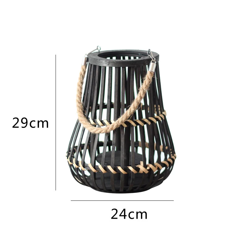 Stylish lantern with hemp handle Stornfield