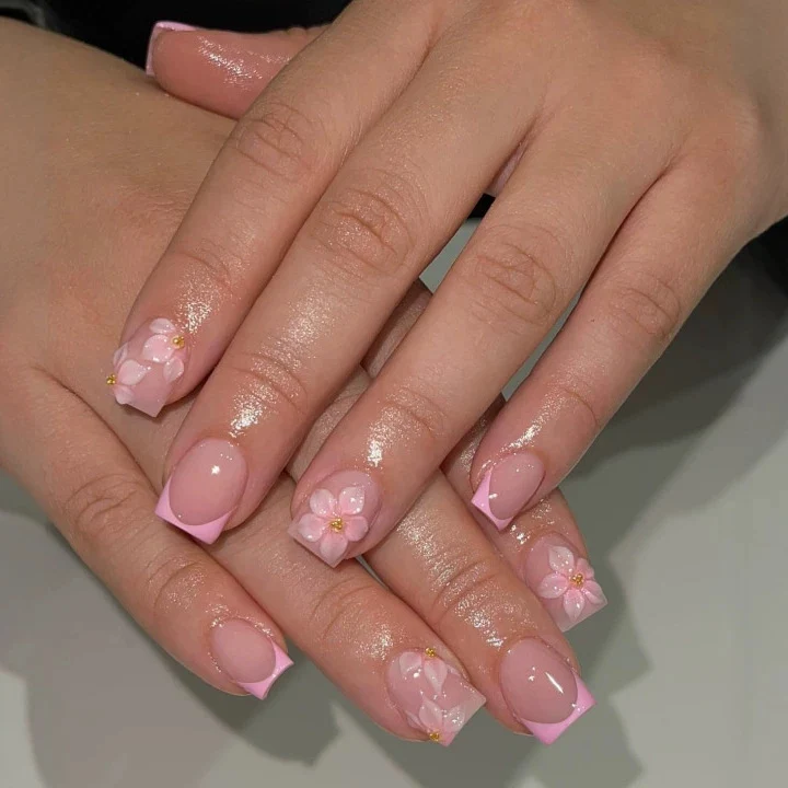3D Floral Nail Art Design Stornfield