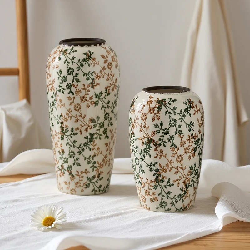Floral ceramic vase Stornfield